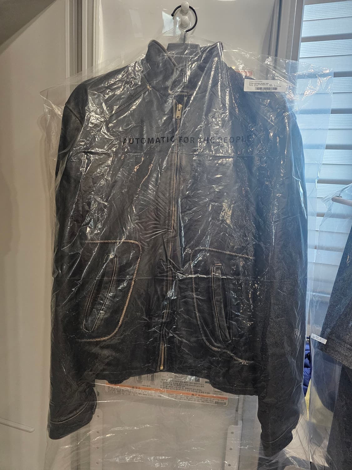 [3] 오토매틱포더피플 파이핑레더 자켓 MK2 PIPING LEATHER 상품이미지7