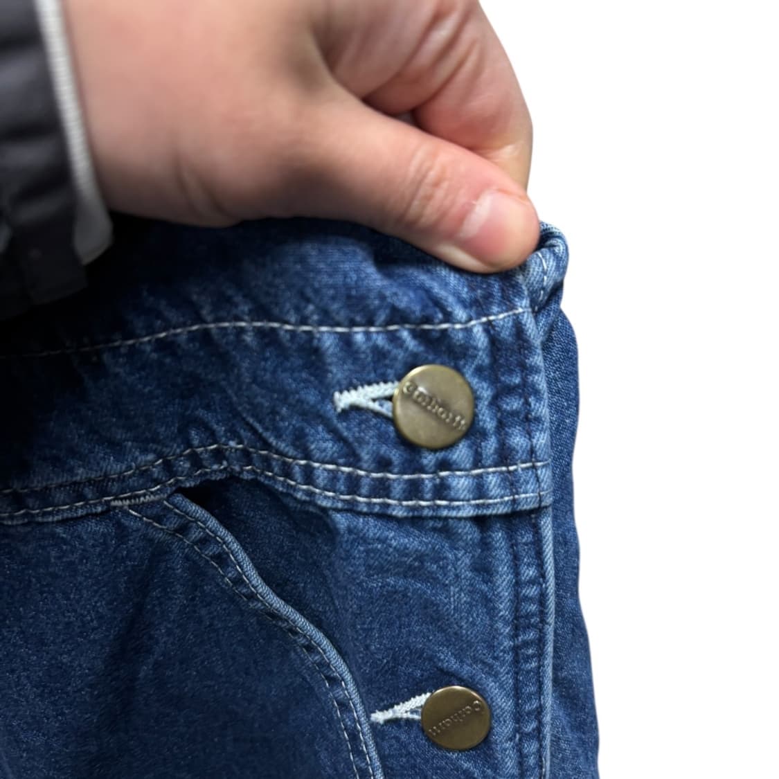 칼하트 데님 오버롤 팬츠30x32 상품이미지4