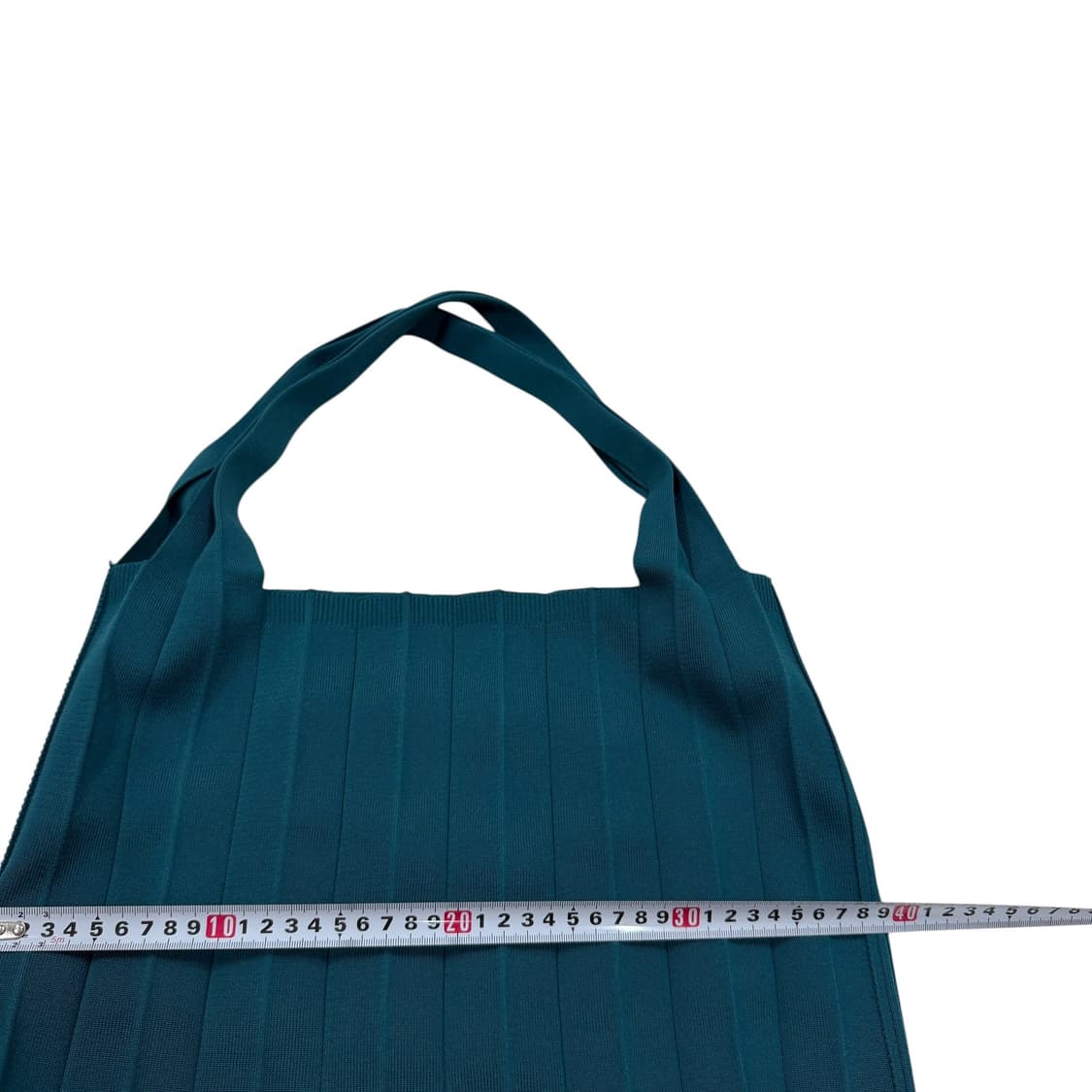 플리츠마마 숄더 토트백 가방 그린 상품이미지4