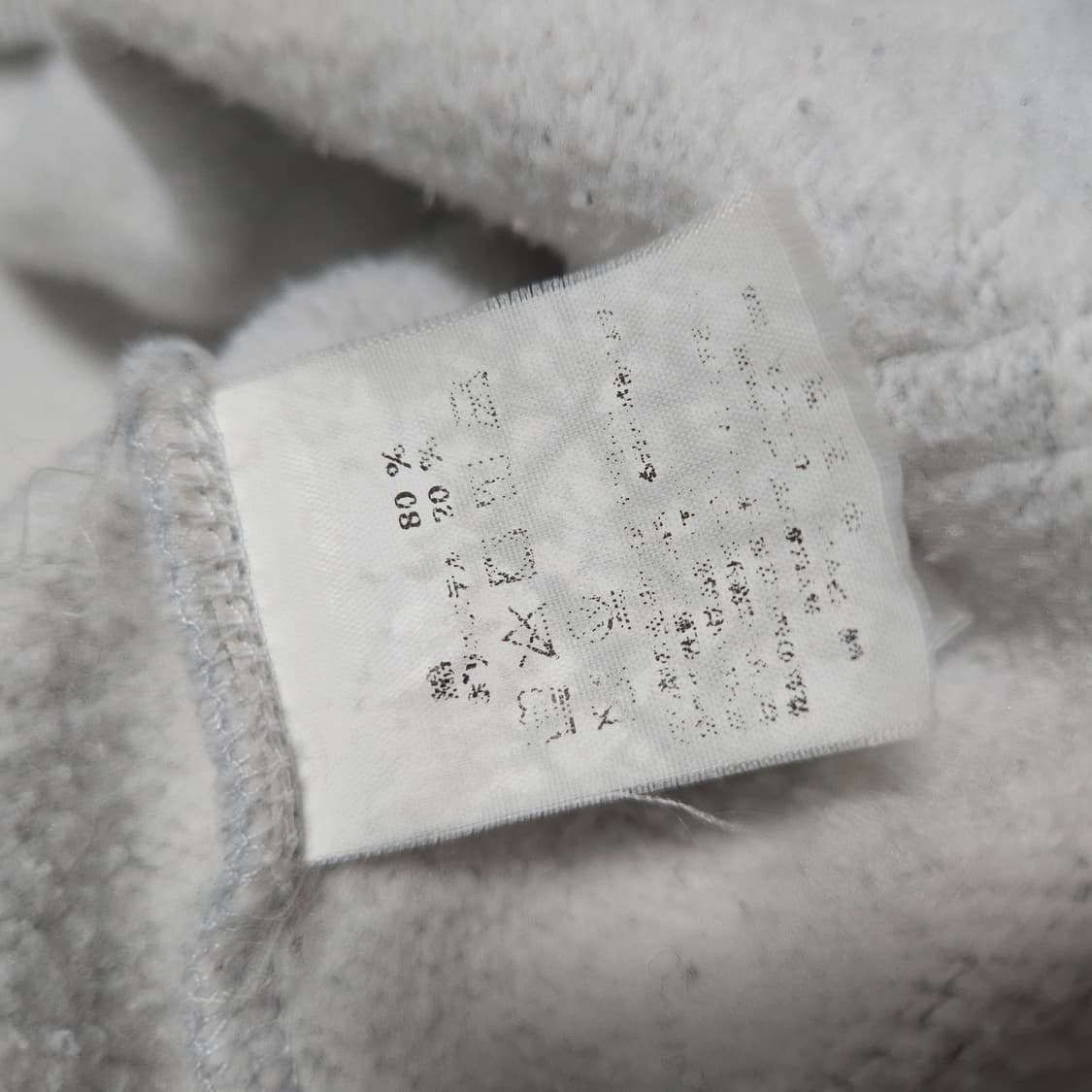 S ) 스투시 기본 빅 로고 후드티 그레이 상품이미지5