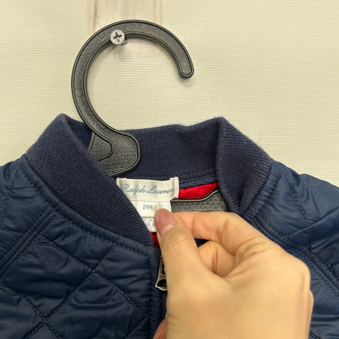 폴로 랄프로렌 키즈 퀄팅 자켓 24M  상품이미지2
