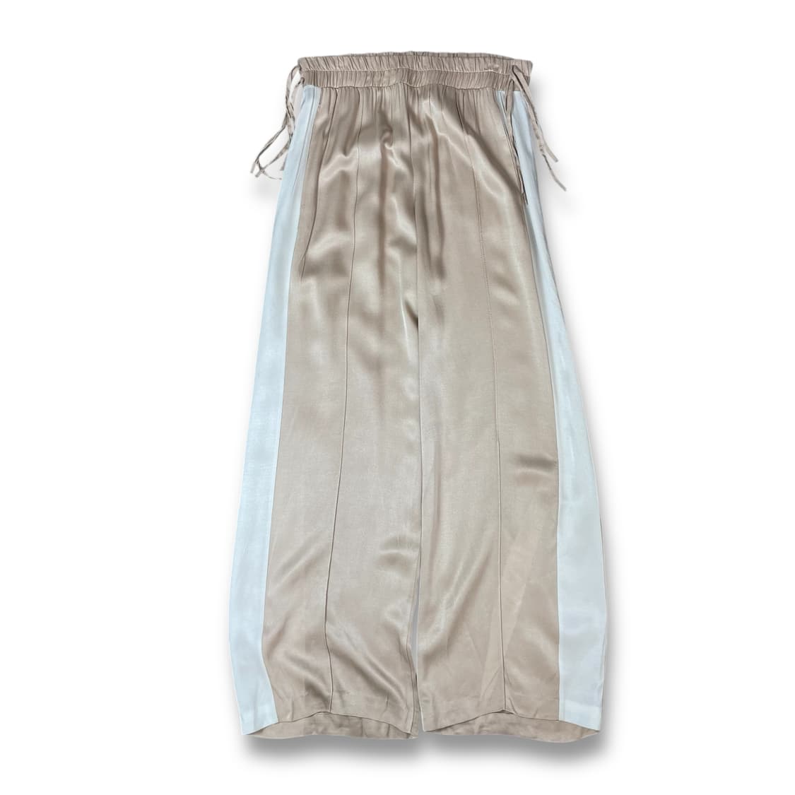 (밴딩) 핑크플라밍고 살구피치 실크 트레이닝 팬츠 상품이미지1