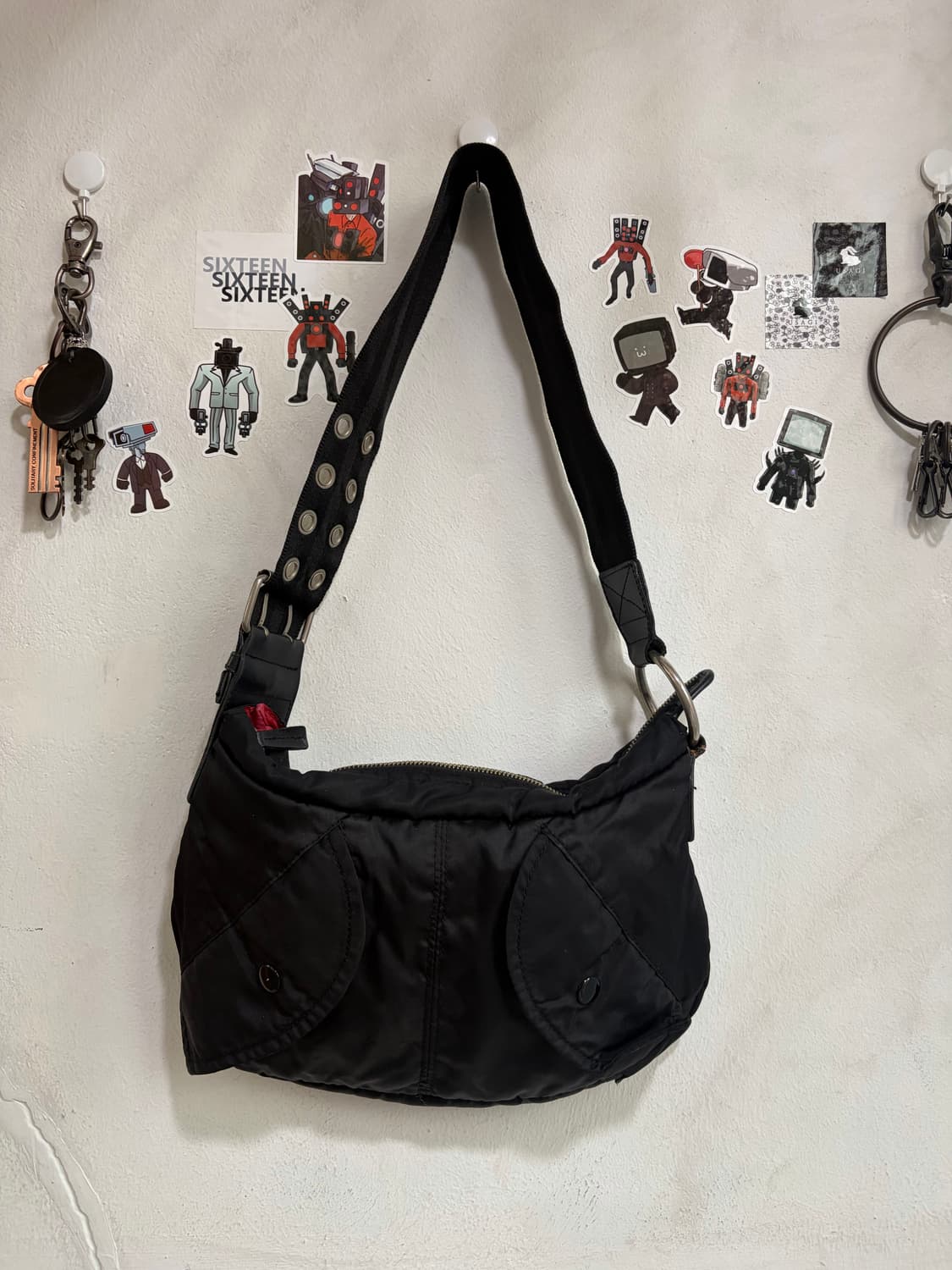 빈티지 블랙 숄더백 상품이미지1