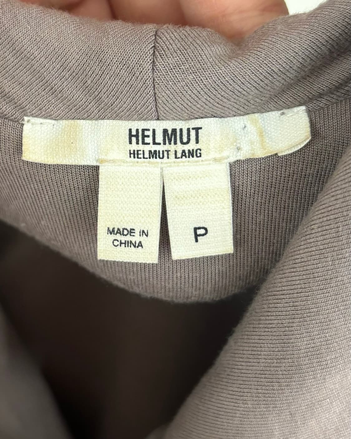 헬무트랭 그레이 빌러스 비대칭 니트 집업 상품이미지7
