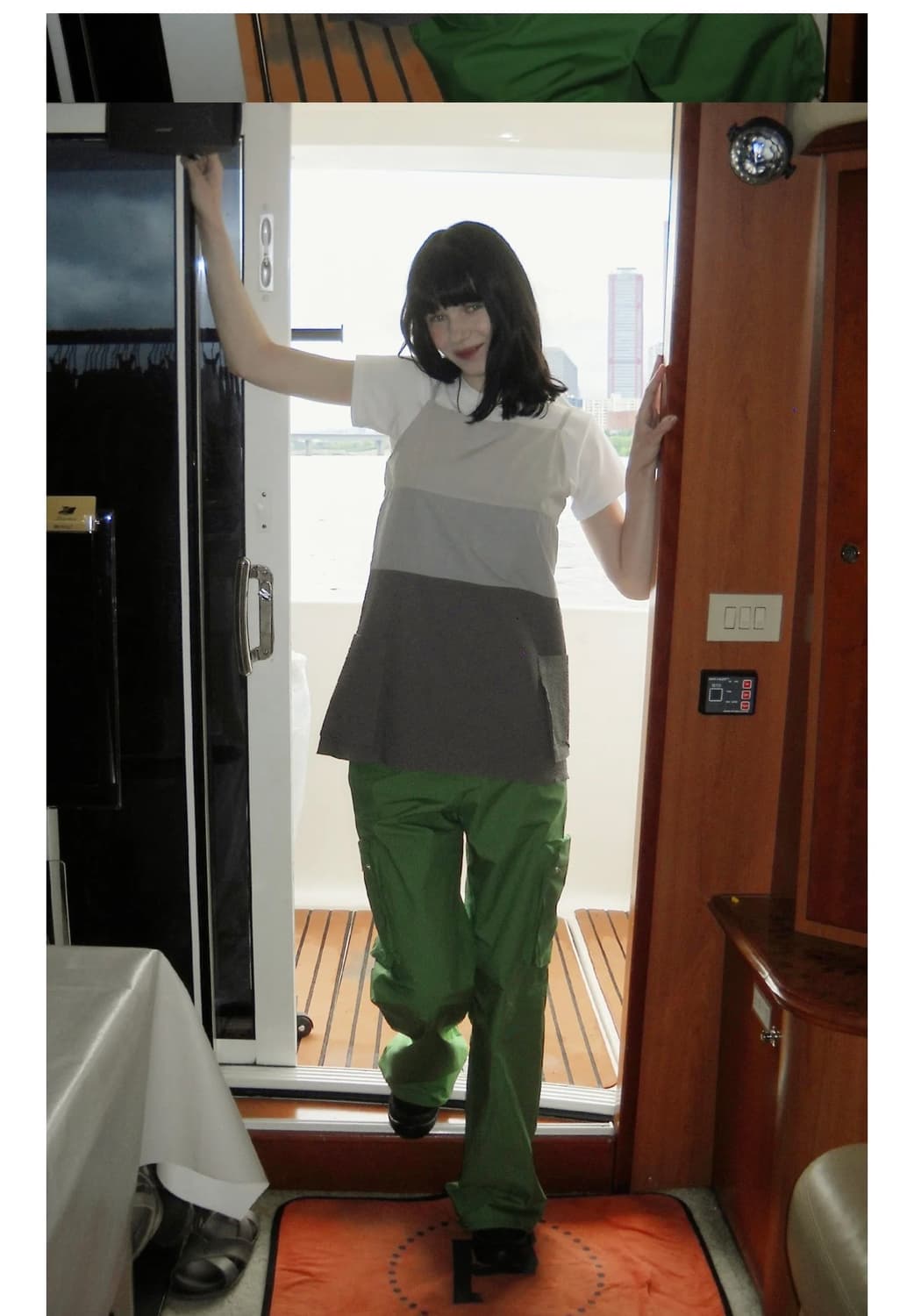 페스토 [PESTO] BLOCK MIDI TOP NAVY 상품이미지8