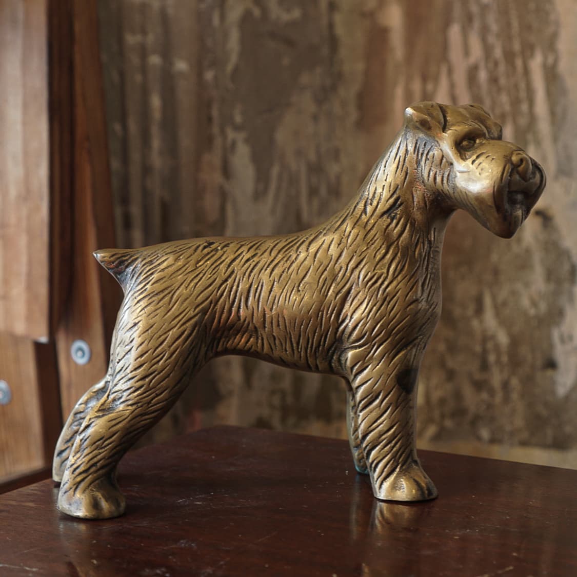 Vintage 황동 슈나이저 테리어 강아지 상품이미지1