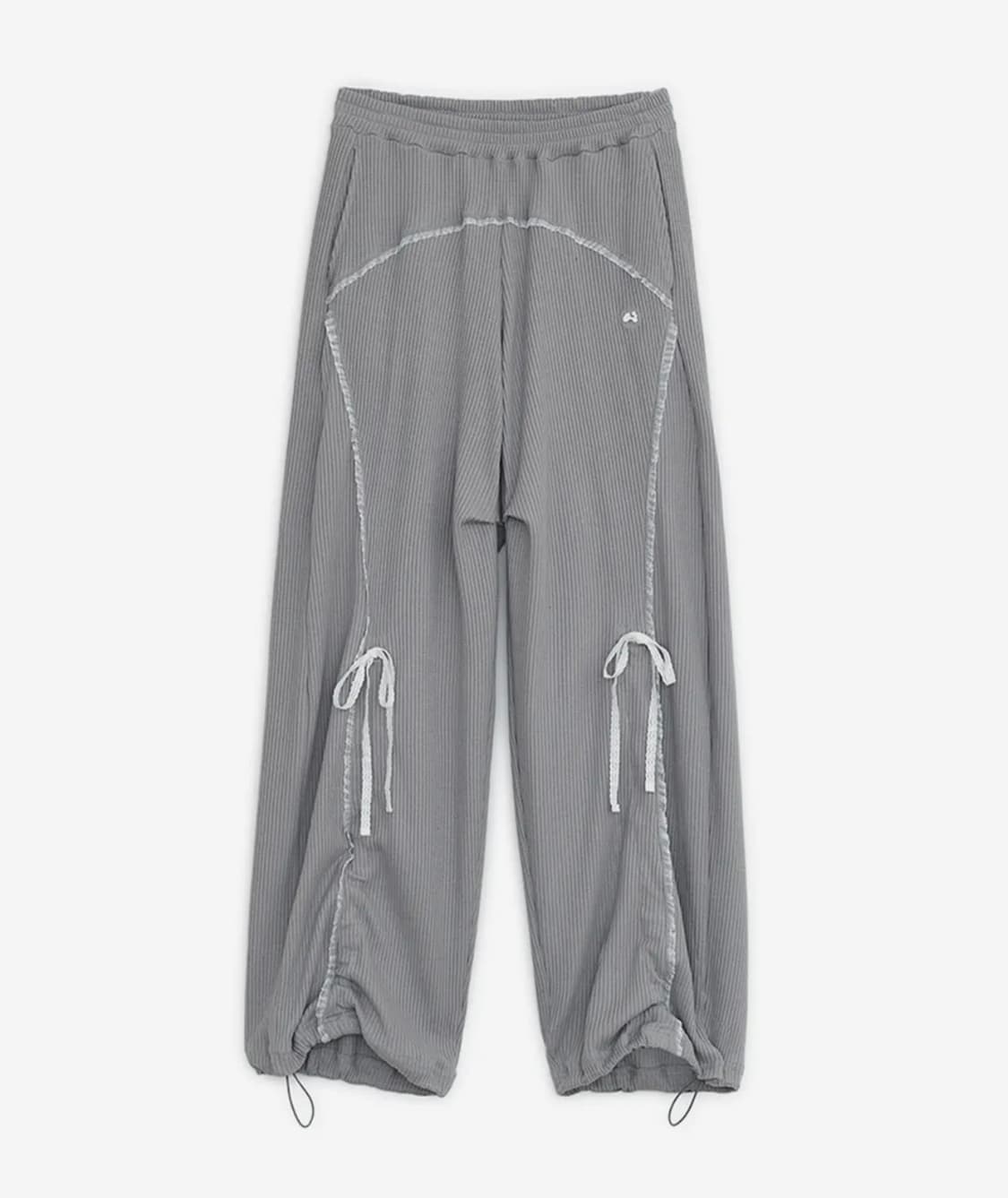 허그유어스킨 레이스 조거 팬츠 그레이 상품이미지1