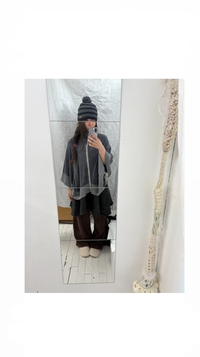 sacai luck hood strap pancho 상품이미지8