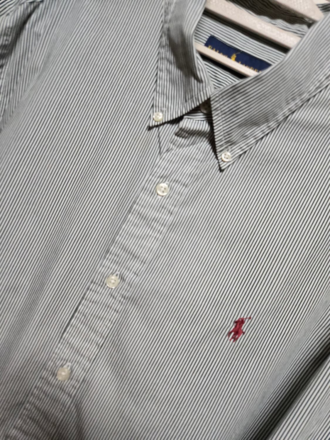 폴로 랄프로렌 남성 스트라이프 셔츠(XL사이즈) 상품이미지1