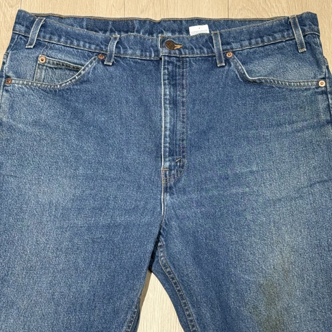 리바이스 505 80s USA 오렌지탭 빈티지 데님 스트레이트 청바지 상품이미지3