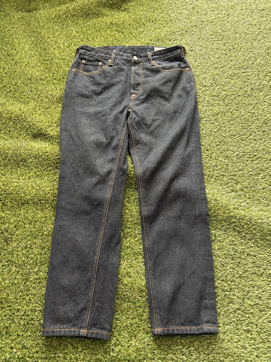 일본 일판 에비수 흑청 데님진 청바지 상품이미지6