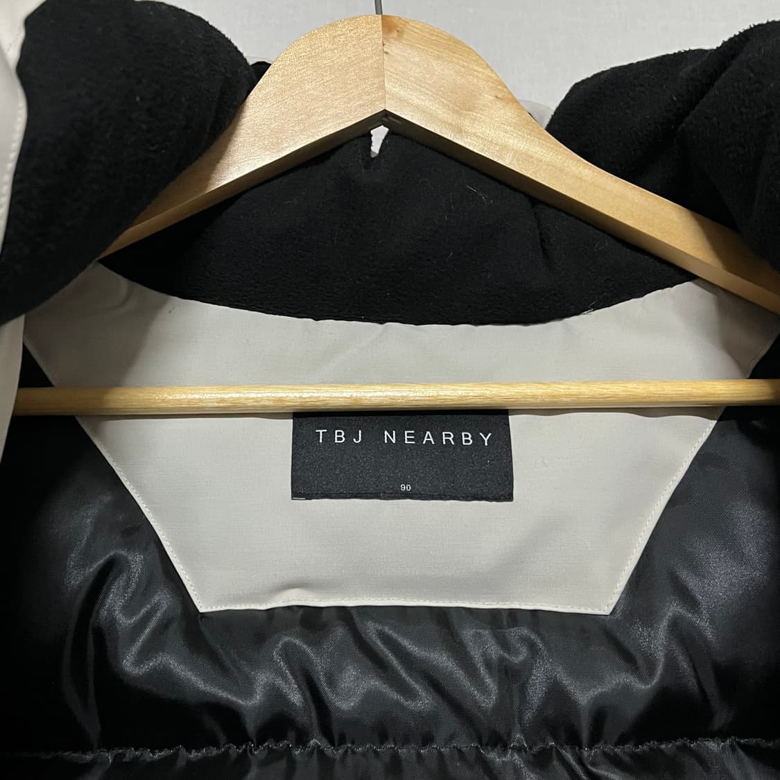 TBJ NEARBY 아이보리 패딩 S 상품이미지3