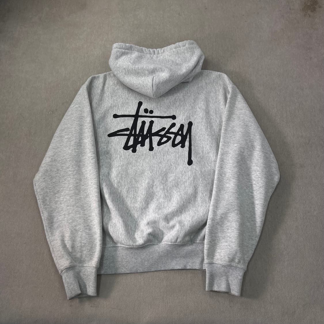 100 스투시 베이직 오트밀 후드티 상품이미지1