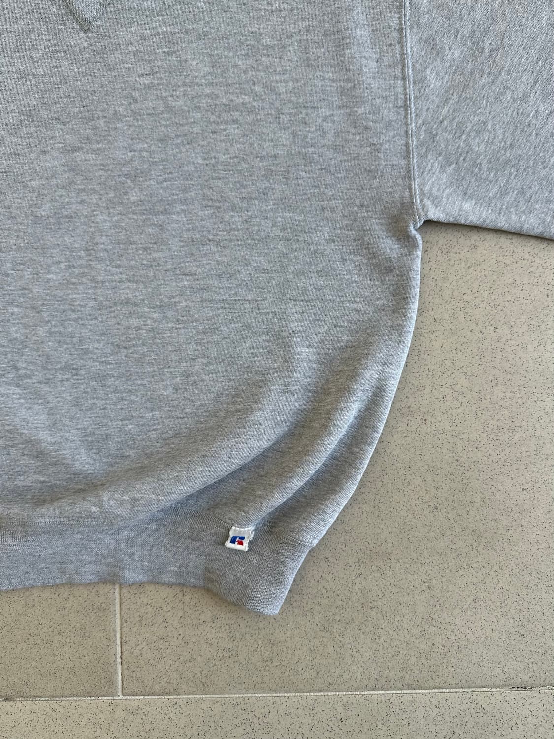 90s 빈티지 러셀 스웻셔츠 그레이 M USA 상품이미지3