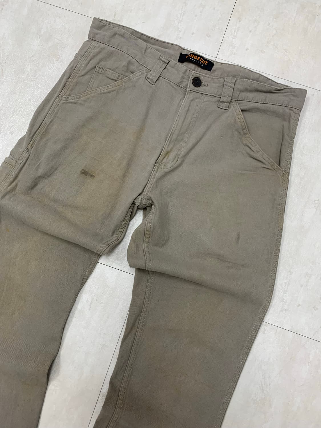 Ridgecut 그레이 코튼 팬츠 #345 상품이미지2