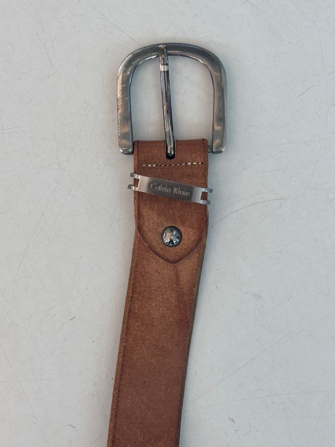 Vintage Calvin Klein Leather Belt 상품이미지4