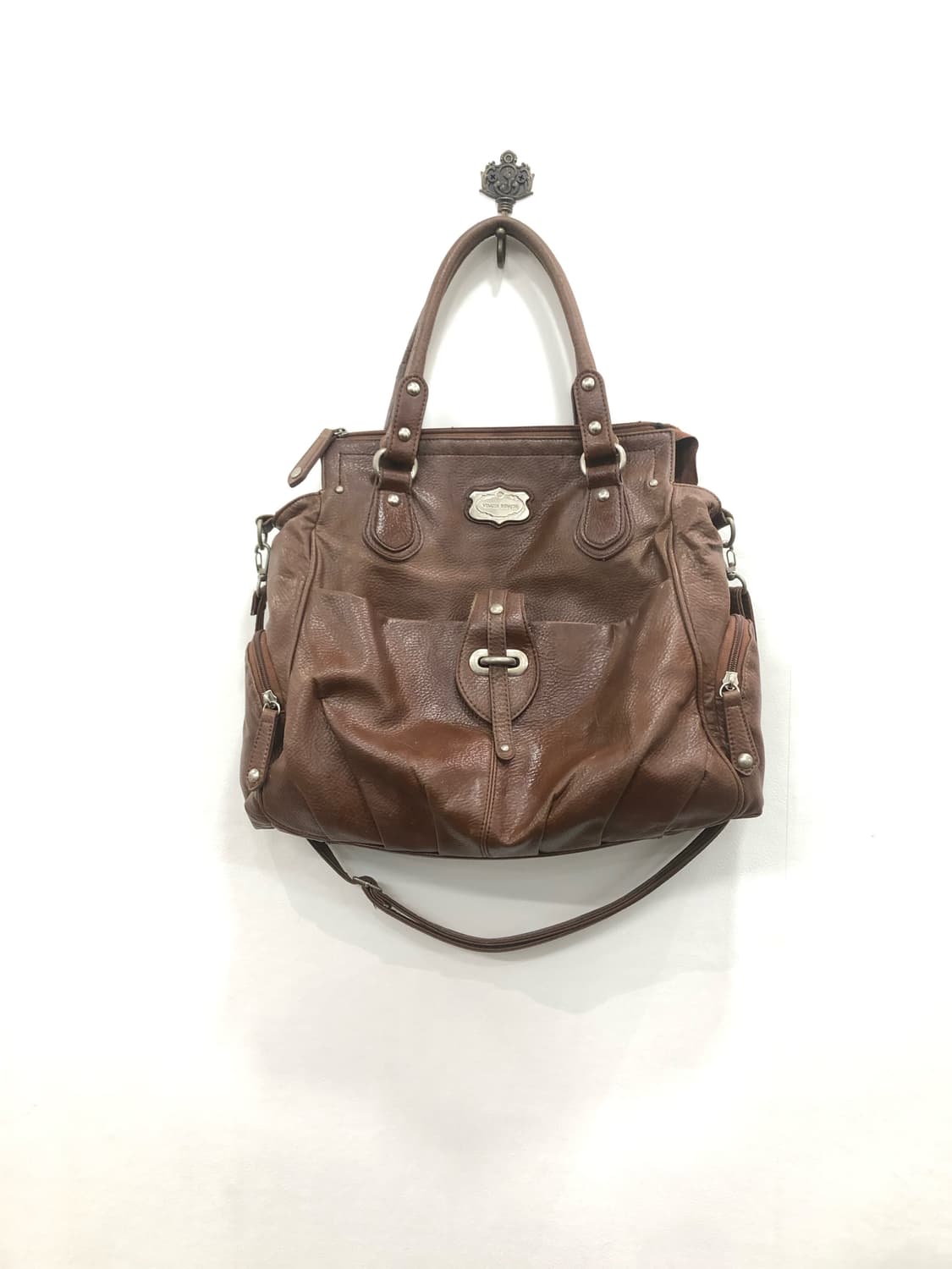 VINCIS BENCH brown side pocket 숄더백  상품이미지5