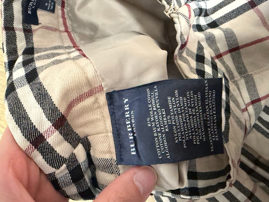 버버리 정품 00s 체크 테니스스커트 25 상품이미지7