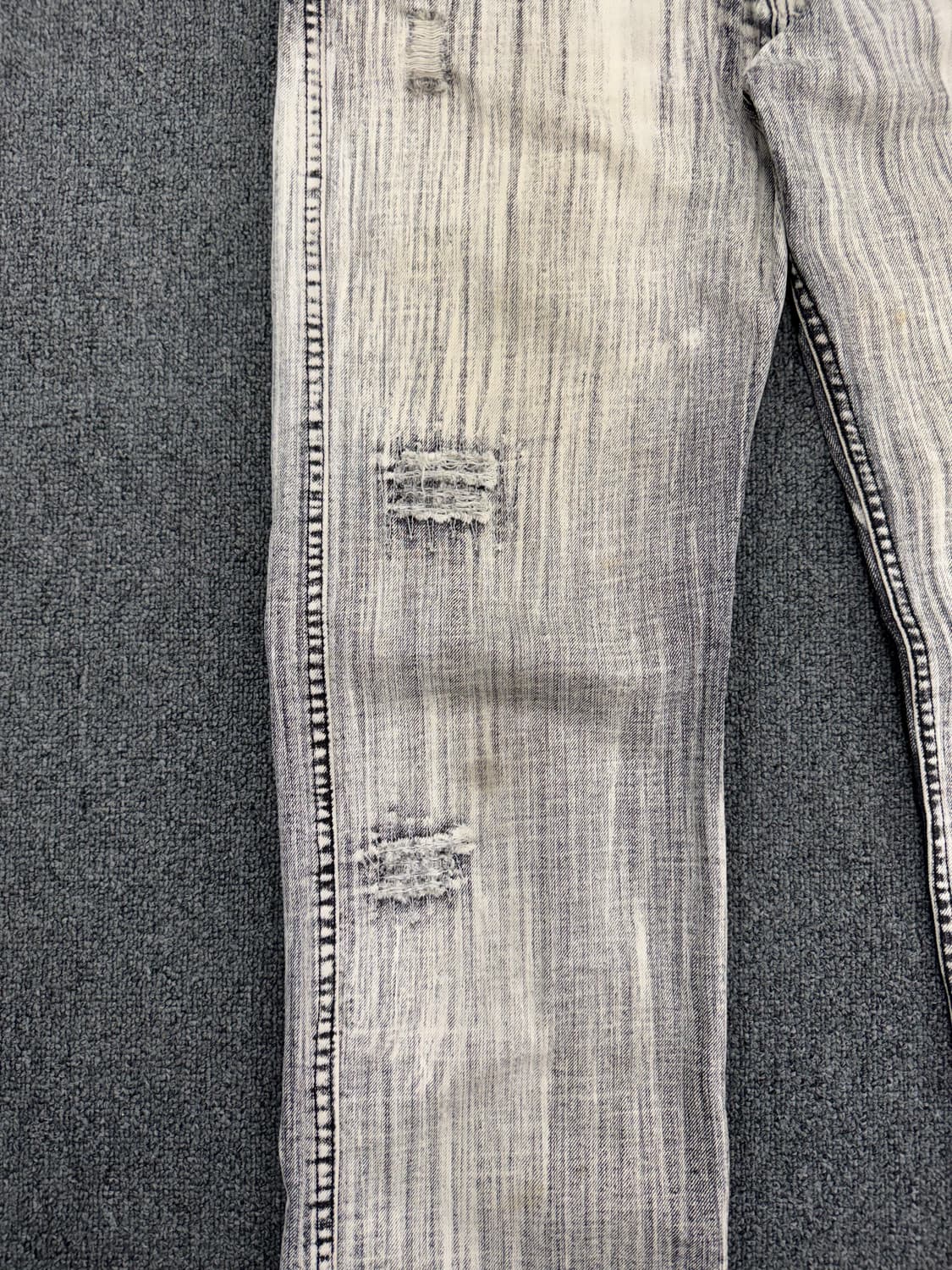 OS)Japanese vintage 워싱 데미지 데님팬츠 상품이미지3