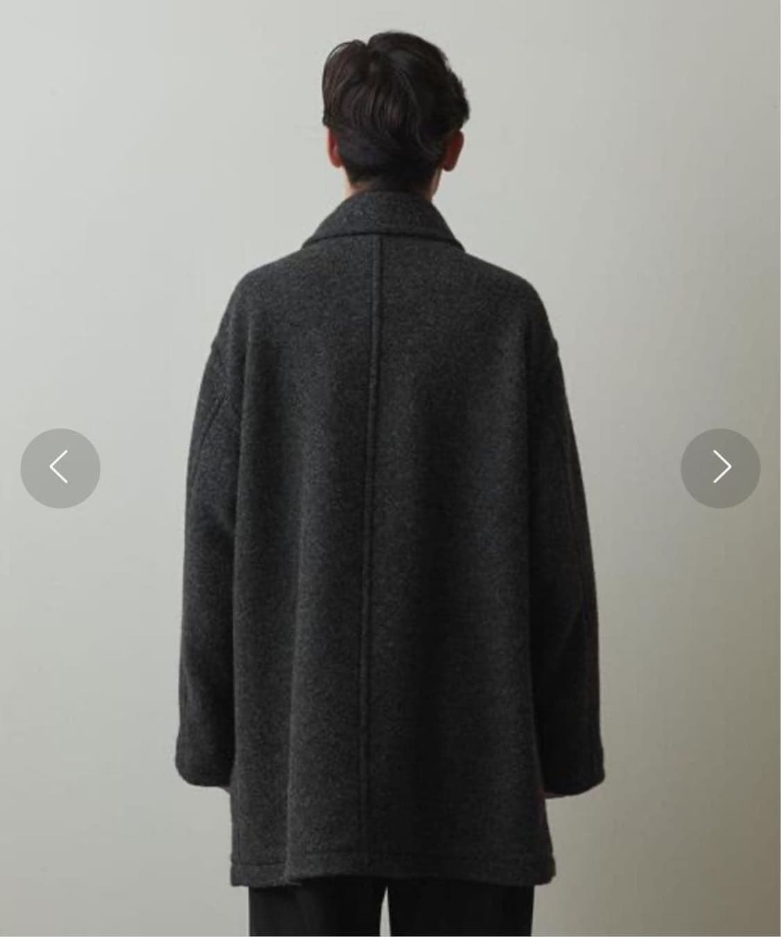 스티브 알란 니트 플렉 하프 발마칸 코트 상품이미지3
