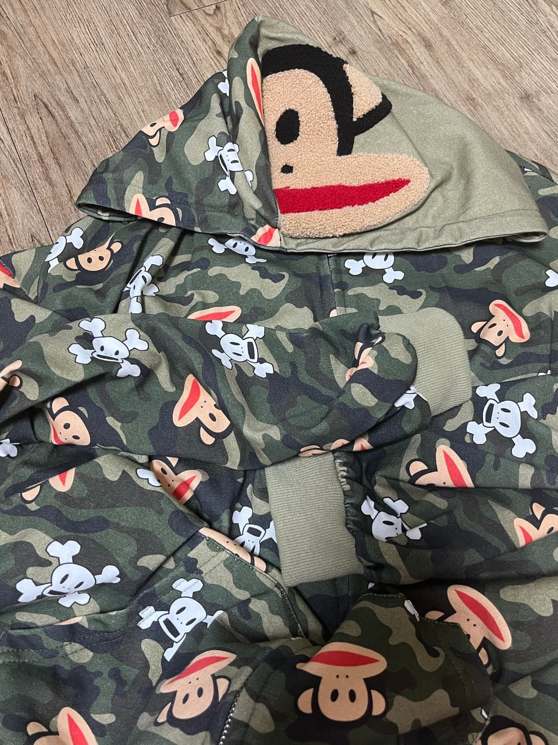 폴프랭크 카모 후드집업 XS 상품이미지2