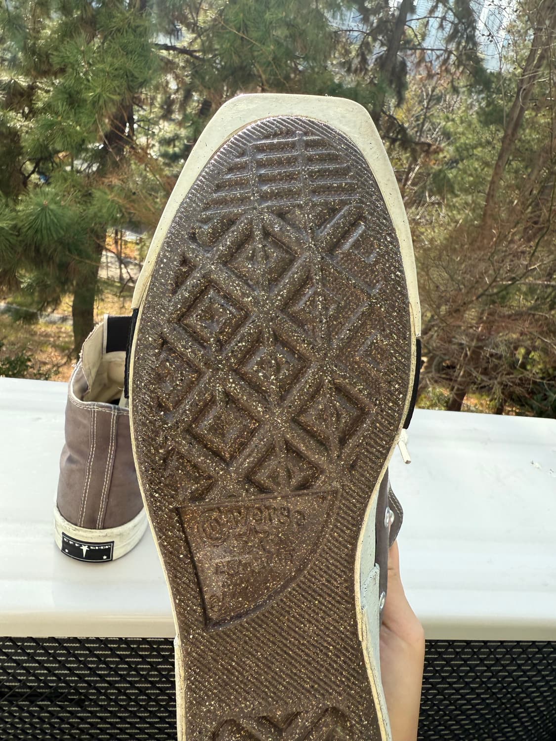 컨버스 x 다크쉐도우 터보다크 척 70 하이 그레이 상품이미지8