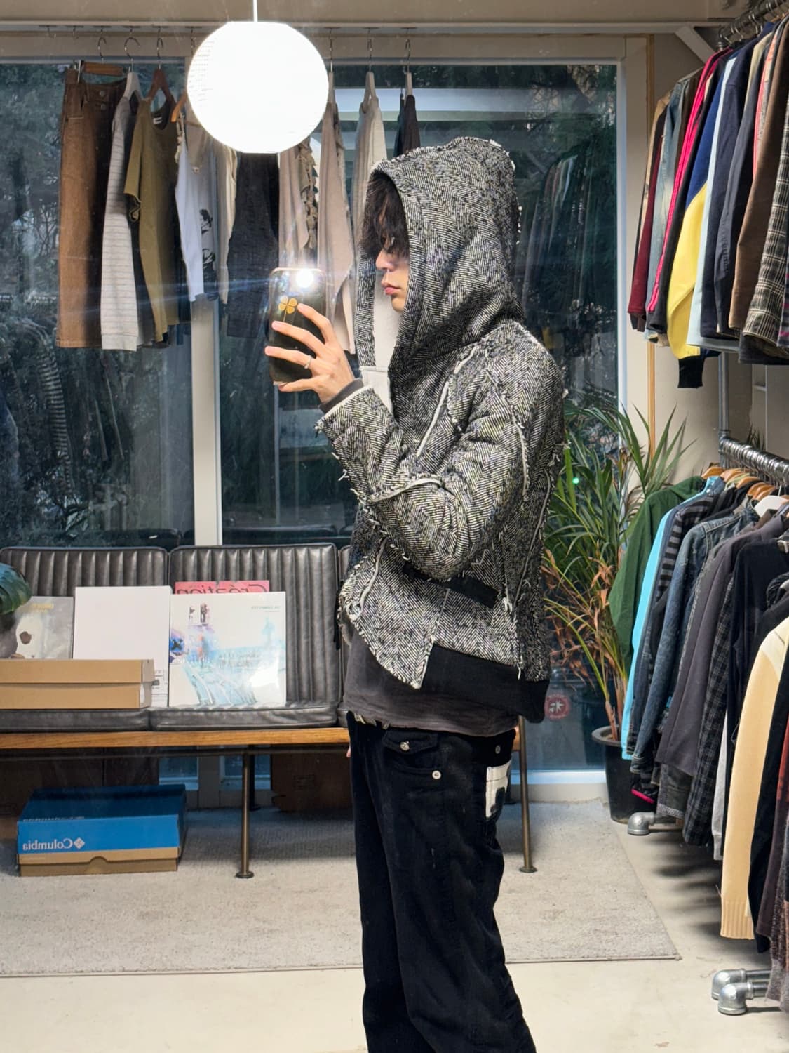 Pride 헤링본 후드 자켓 상품이미지5