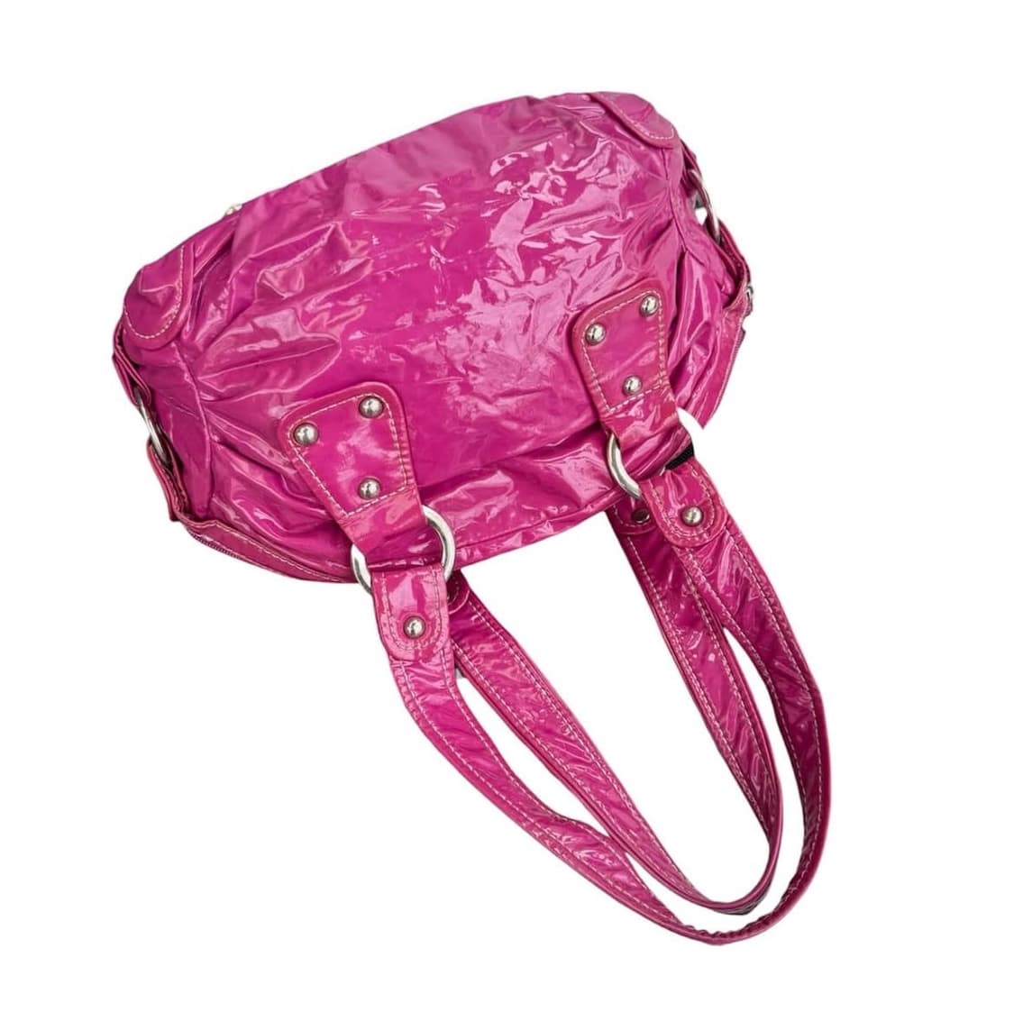 안나수이 퍼플 에나멜 토트백 (키링 미포함) 상품이미지2