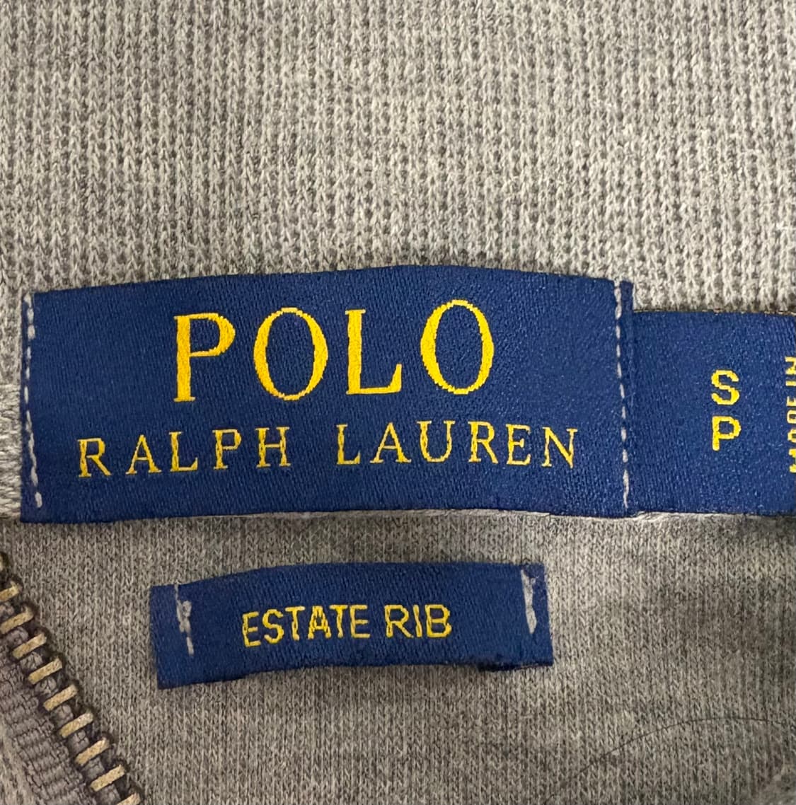 폴로 랄프로렌 하프집업 가디건 그레이 상품이미지3