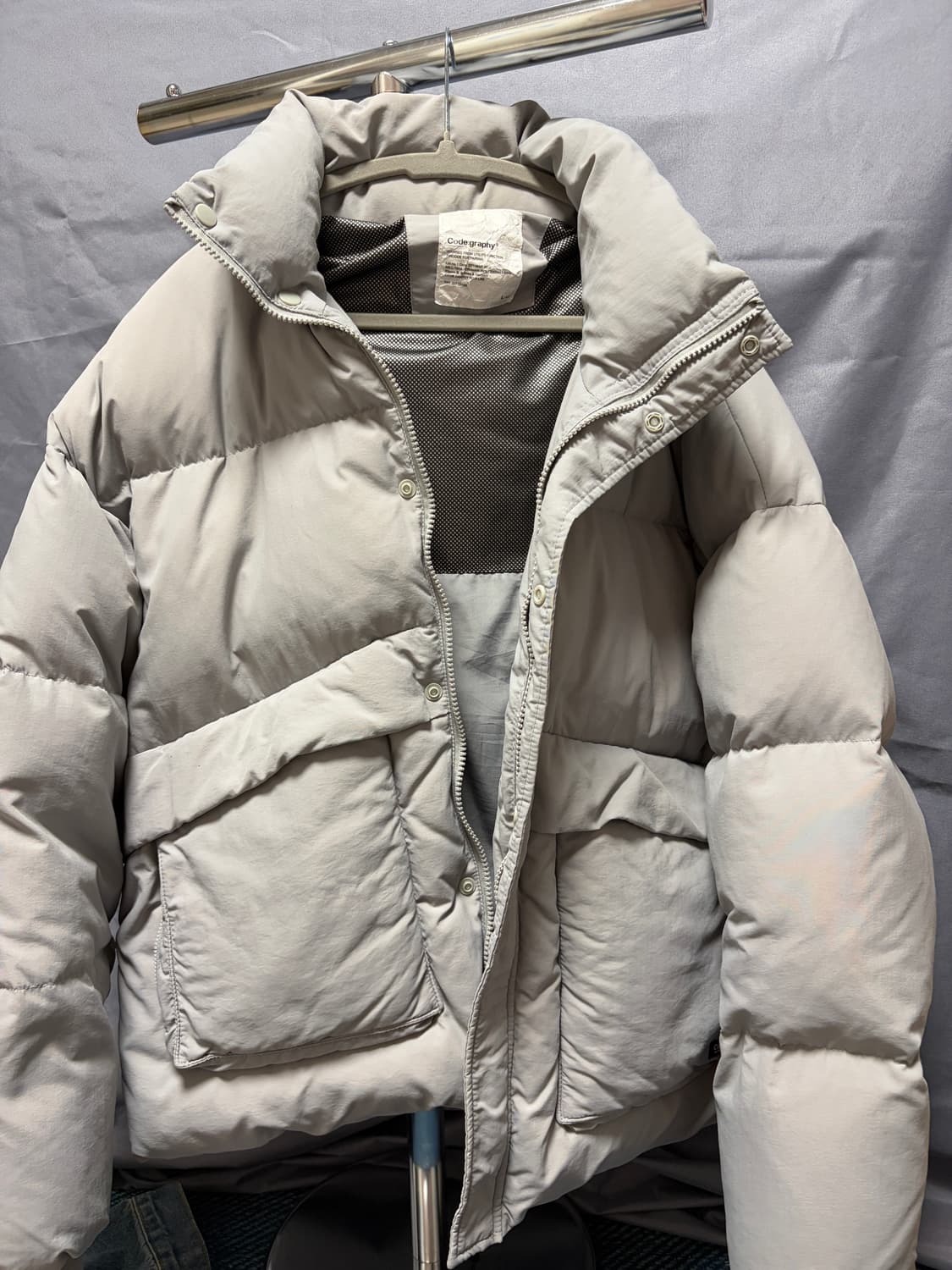 코드그라피 숏패딩 푸퍼 (L) 상품이미지5