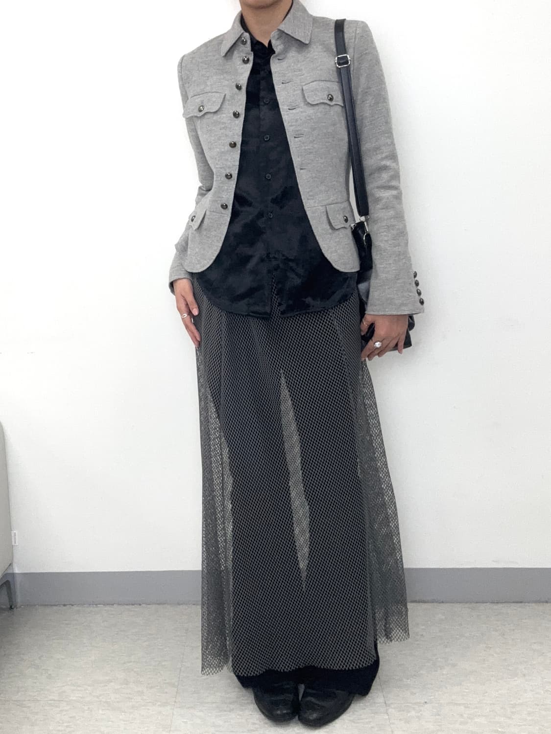 빈티지 그레이 울 자켓 상품이미지10