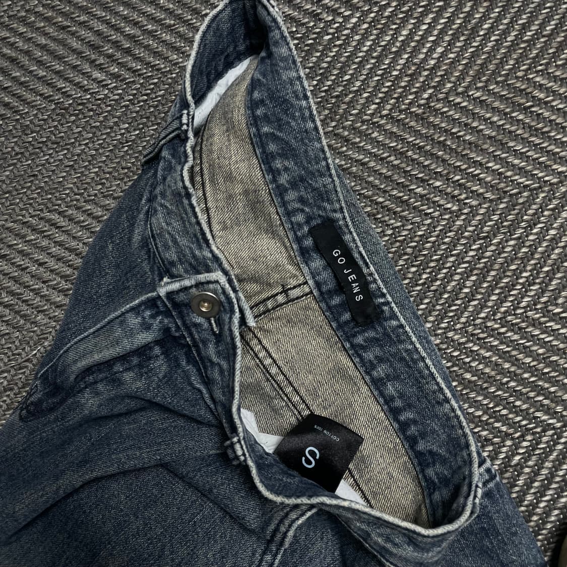 GO JEANS 빈티지 워싱 카고 데님 팬츠o 5460 상품이미지5