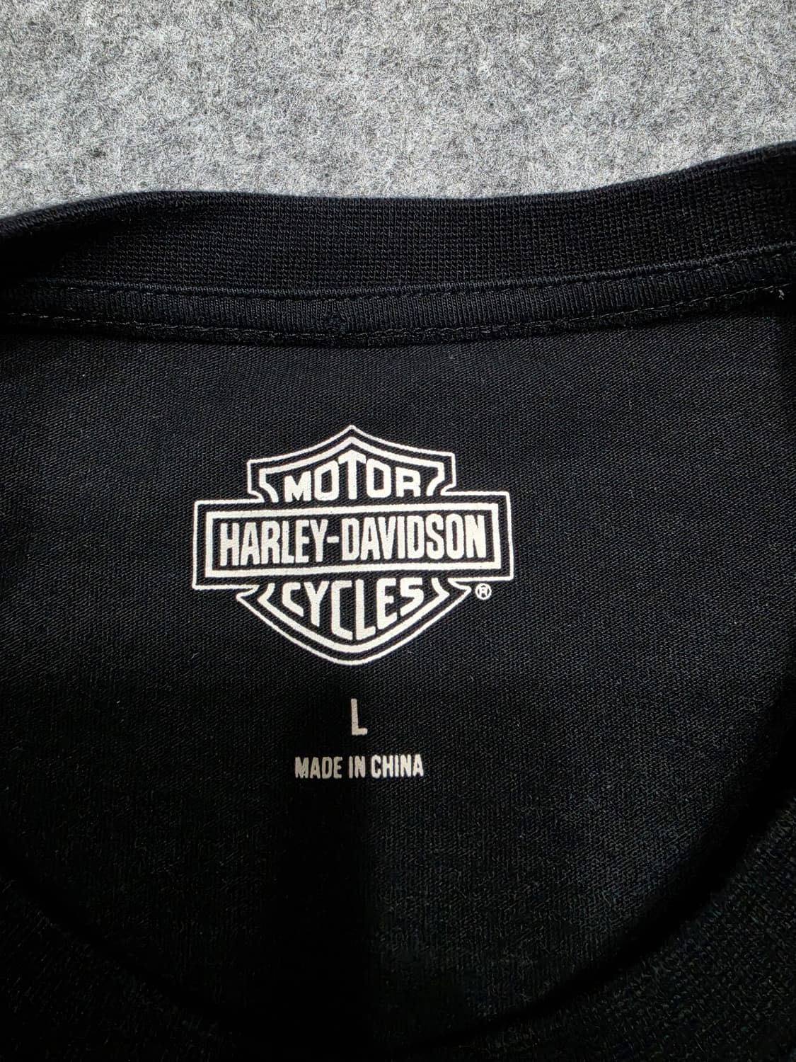 할리 데이비슨 이글 성조기 플래그 그래픽 반팔티 L 상품이미지4