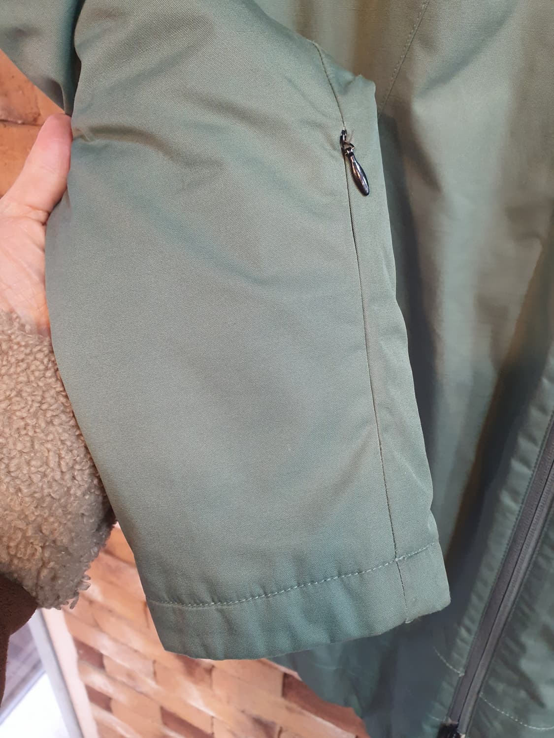 노스페이스 여성 롱 코트 L 카키 상품이미지4