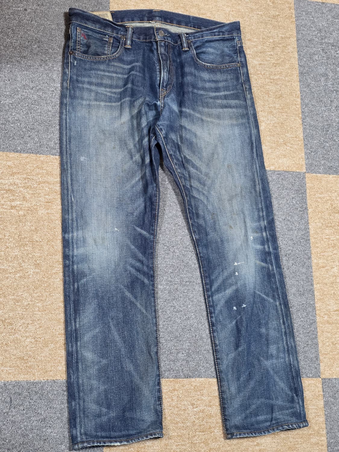 폴로 랄프로렌 데님 청바지 남성 빈티지 워싱[W34 L32] 상품이미지7