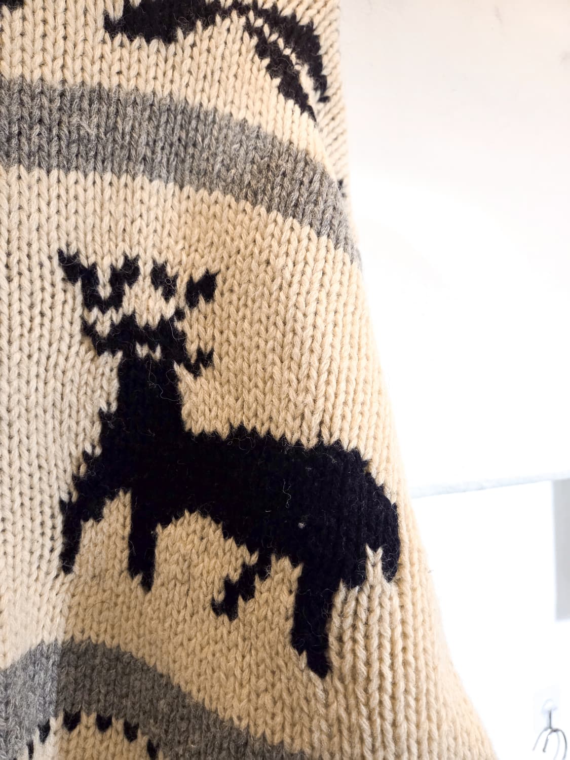 사슴 코위찬 니트 상품이미지3