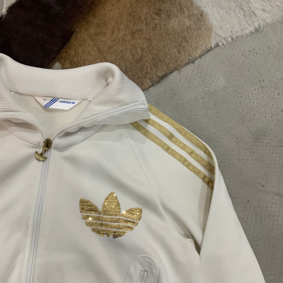 90 아디다스 화이트 파이어버드 져지/W557 상품이미지2