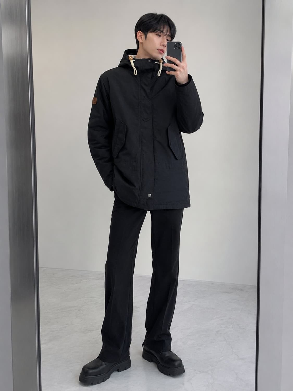 FRJ 후드 롱패딩 자켓 (95/M) 상품이미지1