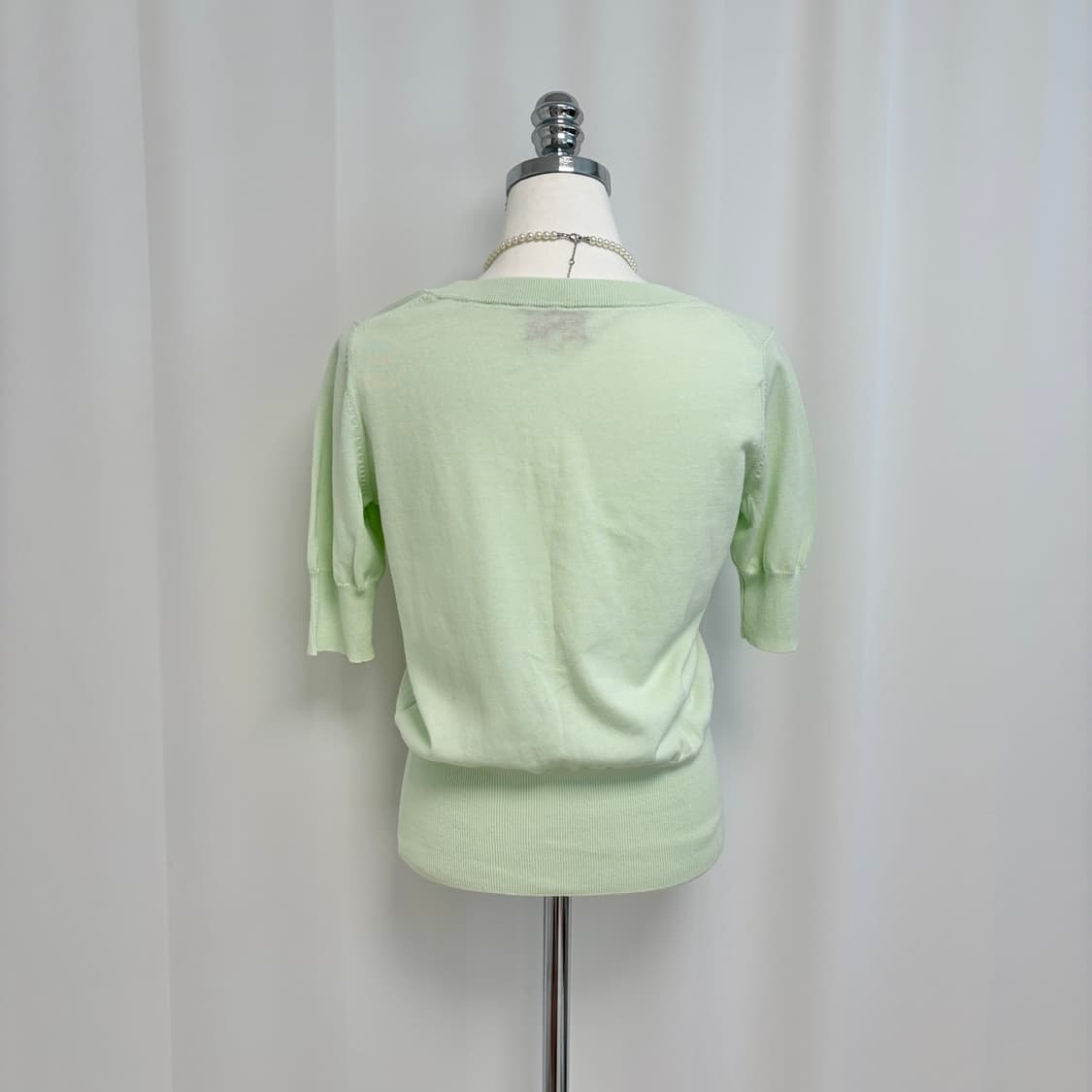 비비안웨스트우드 코튼 유넥 반팔 니트 가디건 상품이미지10