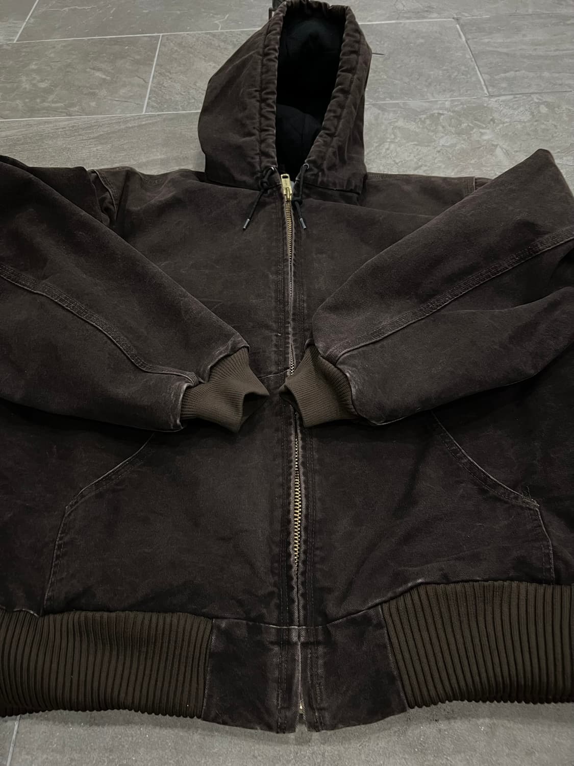 (XL) 칼하트 덕 액티브 후드자켓 J130 DKB 다크브라운 상품이미지6