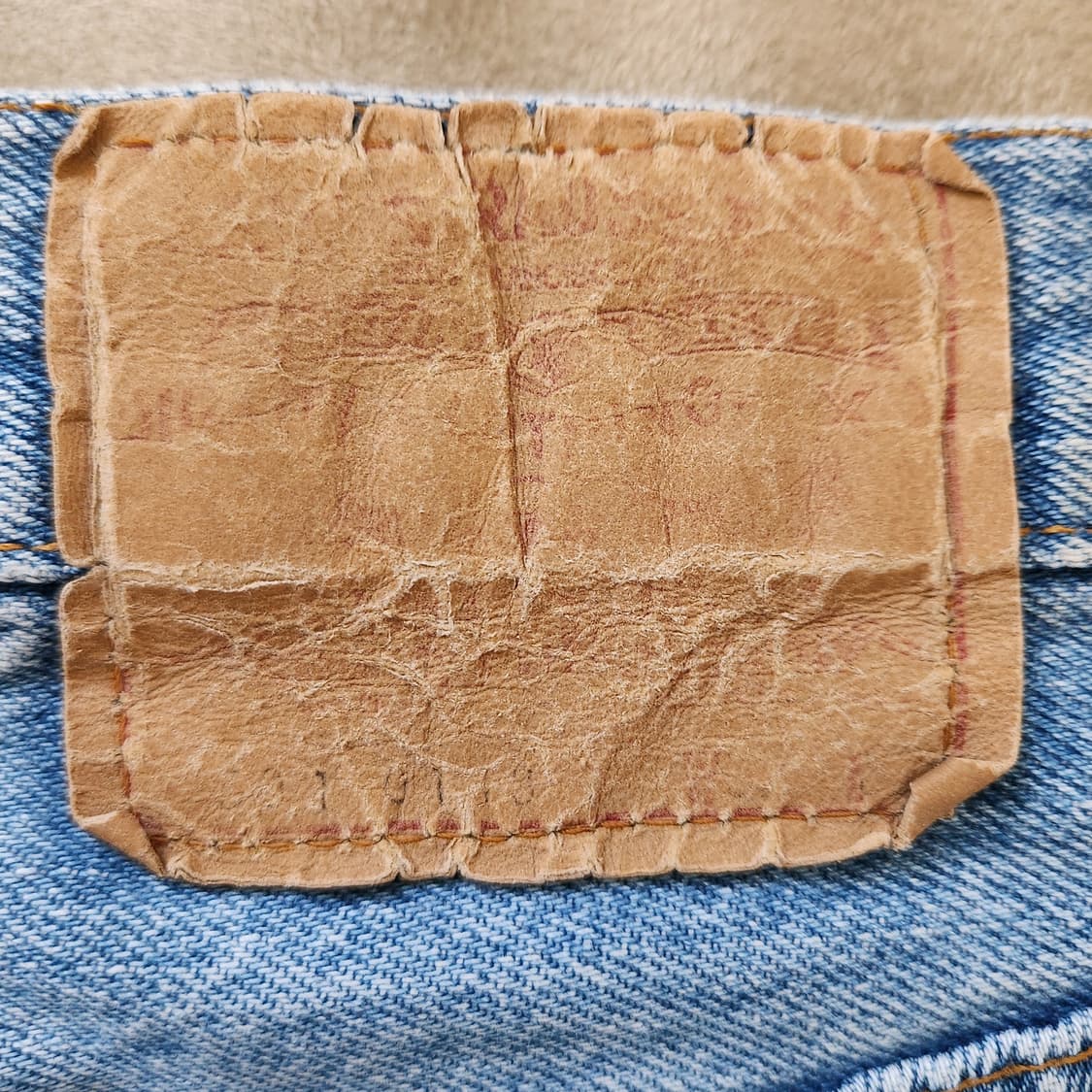 80s 빈티지 USA Levi's 리바이스 501 중청 W32 L32 상품이미지5