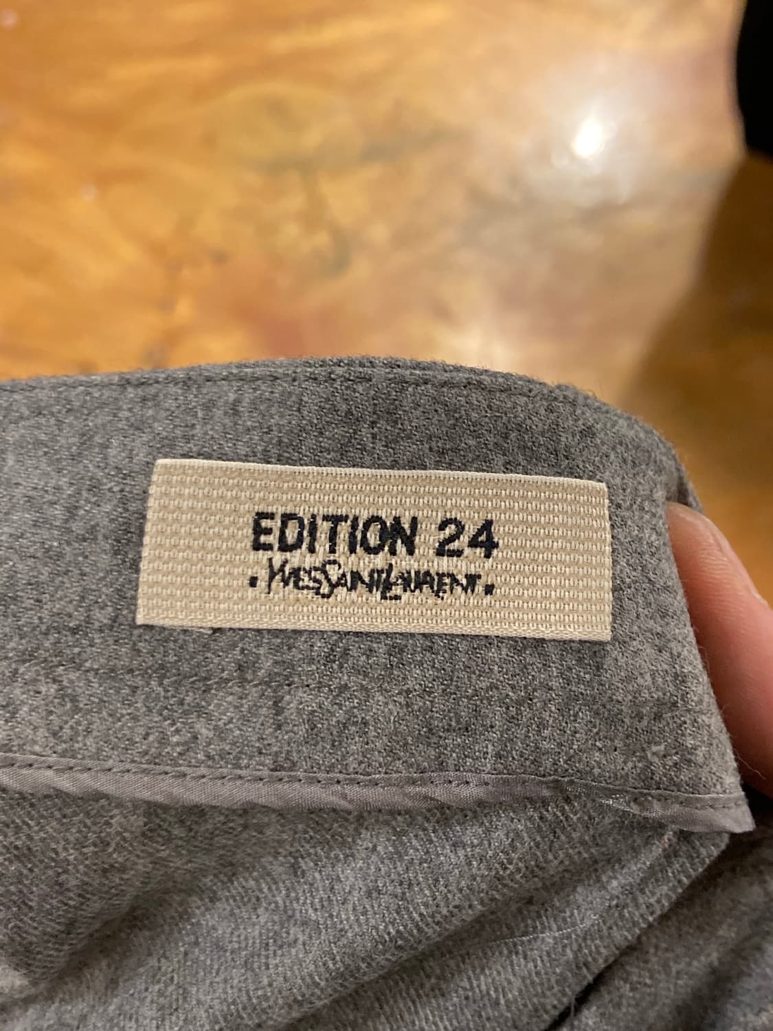 생로랑 크롭 슬랙스 34 상품이미지6