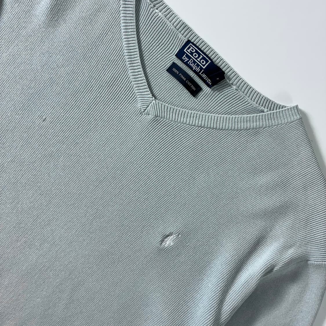 Polo 폴로 랄프로렌 파스텔 블루 니트 상품이미지3