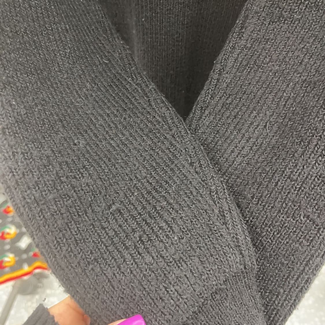 앤더슨벨 빈티지 모던시크 올블랙 니트 S C07303 상품이미지7