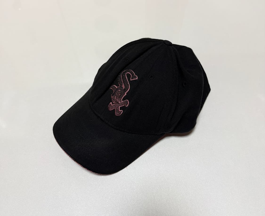 MLB 엠엘비 Sox 볼 캡 모자 블랙 핑크 상품이미지2