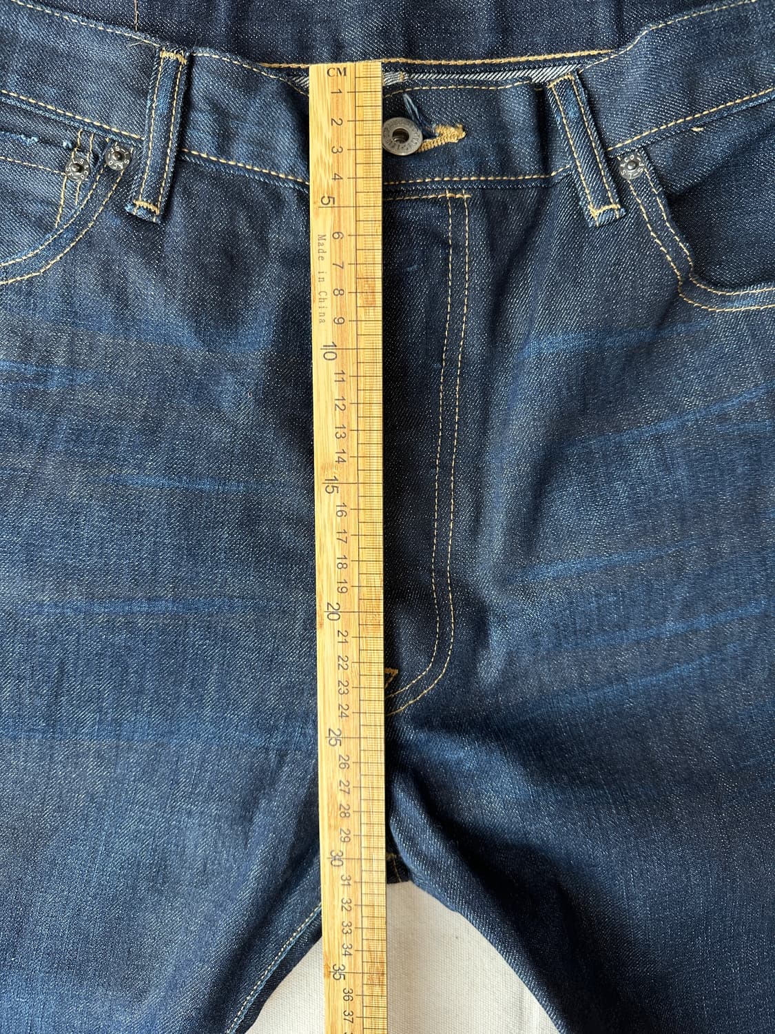 리바이스 501 진청 스트레이트 데님 팬츠 36x34 상품이미지7