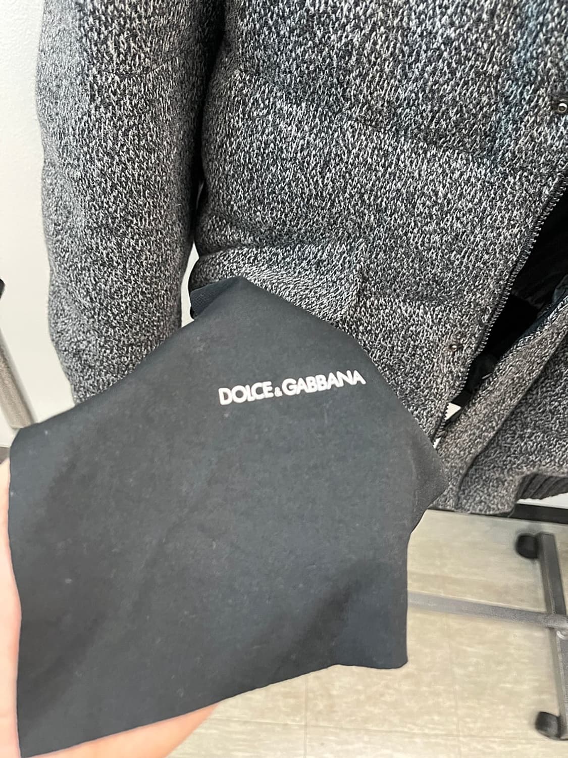 105) 돌체앤가바나 트위드 봄버다운  상품이미지10