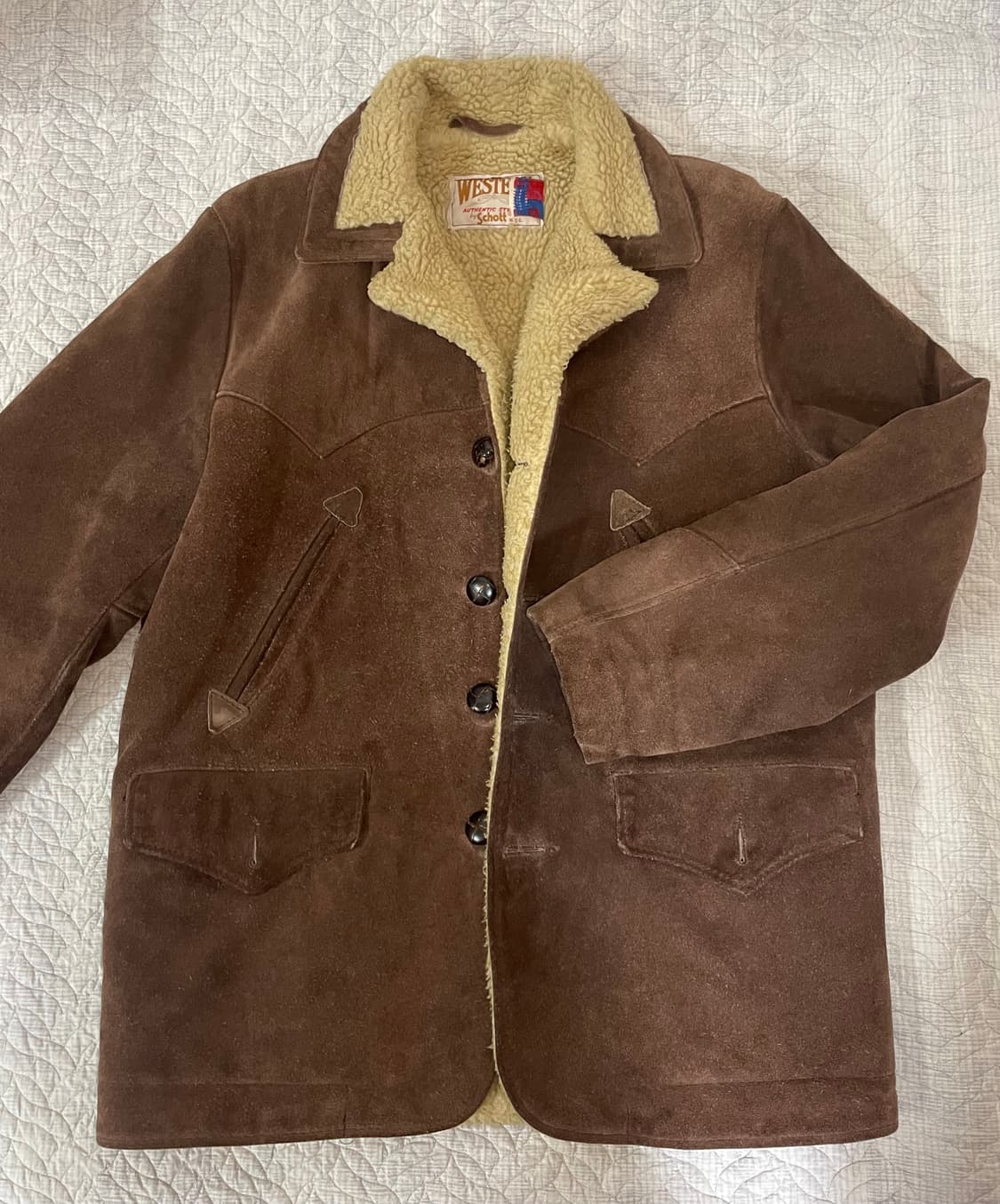 Schott NYC 웨스턴 양털 자켓 Large (100-105) 상품이미지1