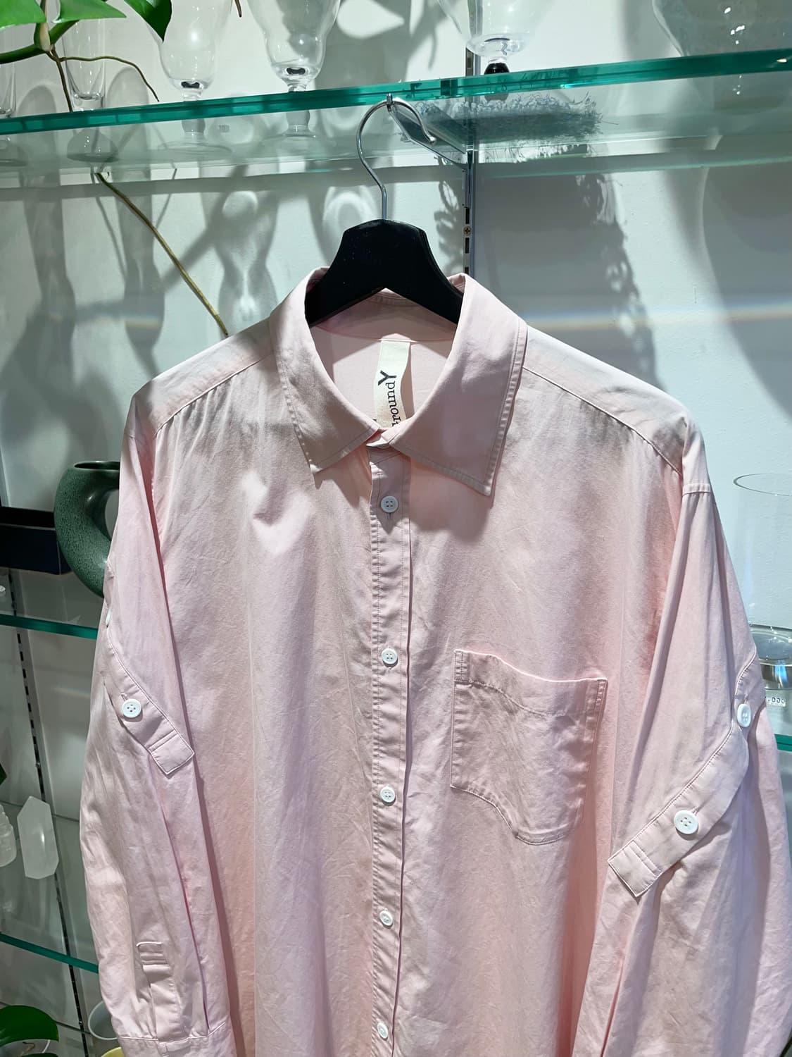 요지야마모토 ground y back open shirt 상품이미지3