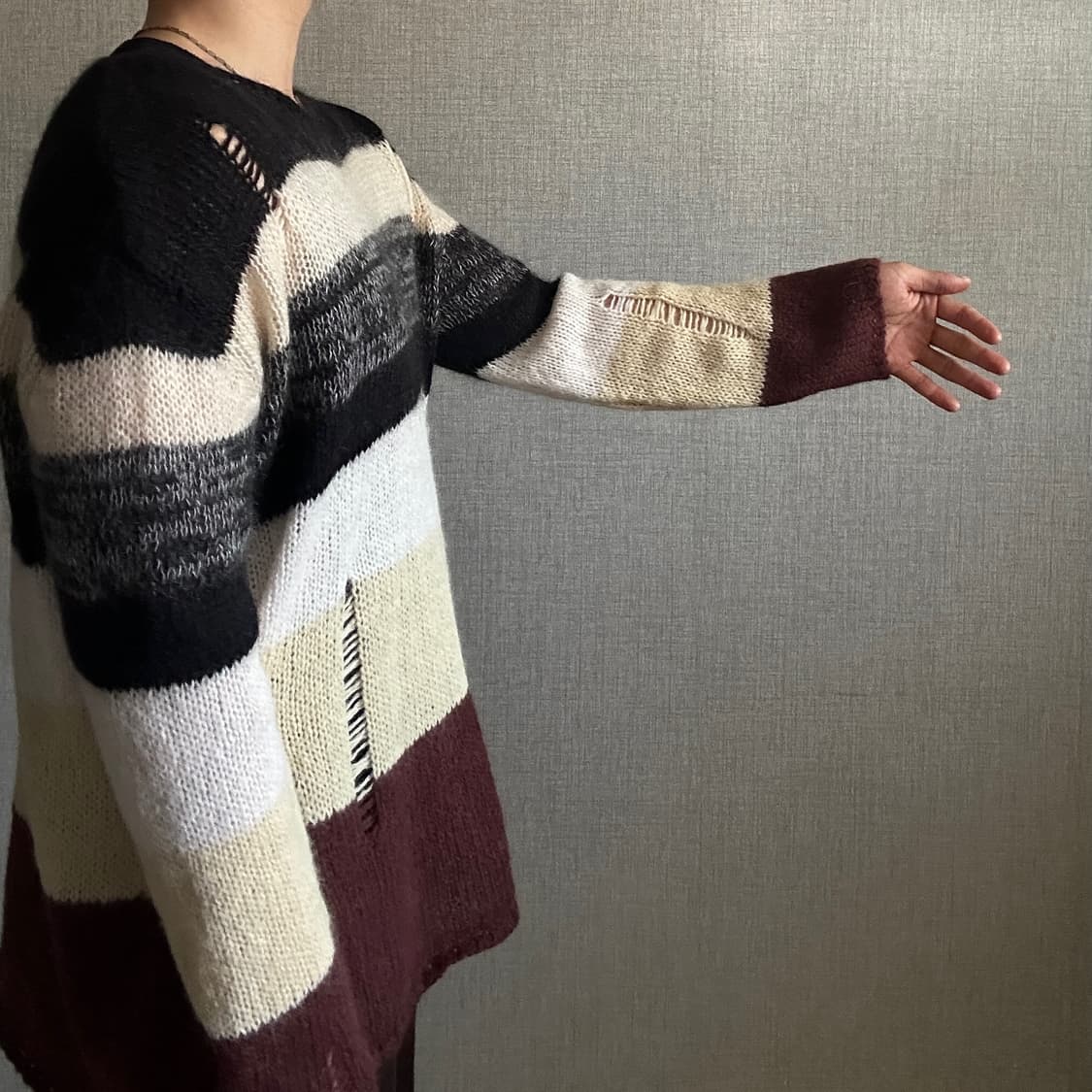 TheOpen Product Multi Stripe Color Kint 상품이미지5